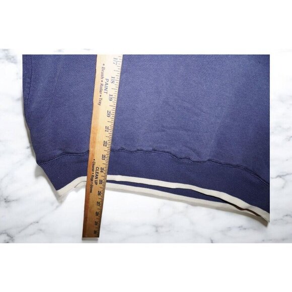 Vintage Notre Dame Pro Player Quarter Zip Sweatshirt – Size Medium Classic navy - Picture 12 of 16